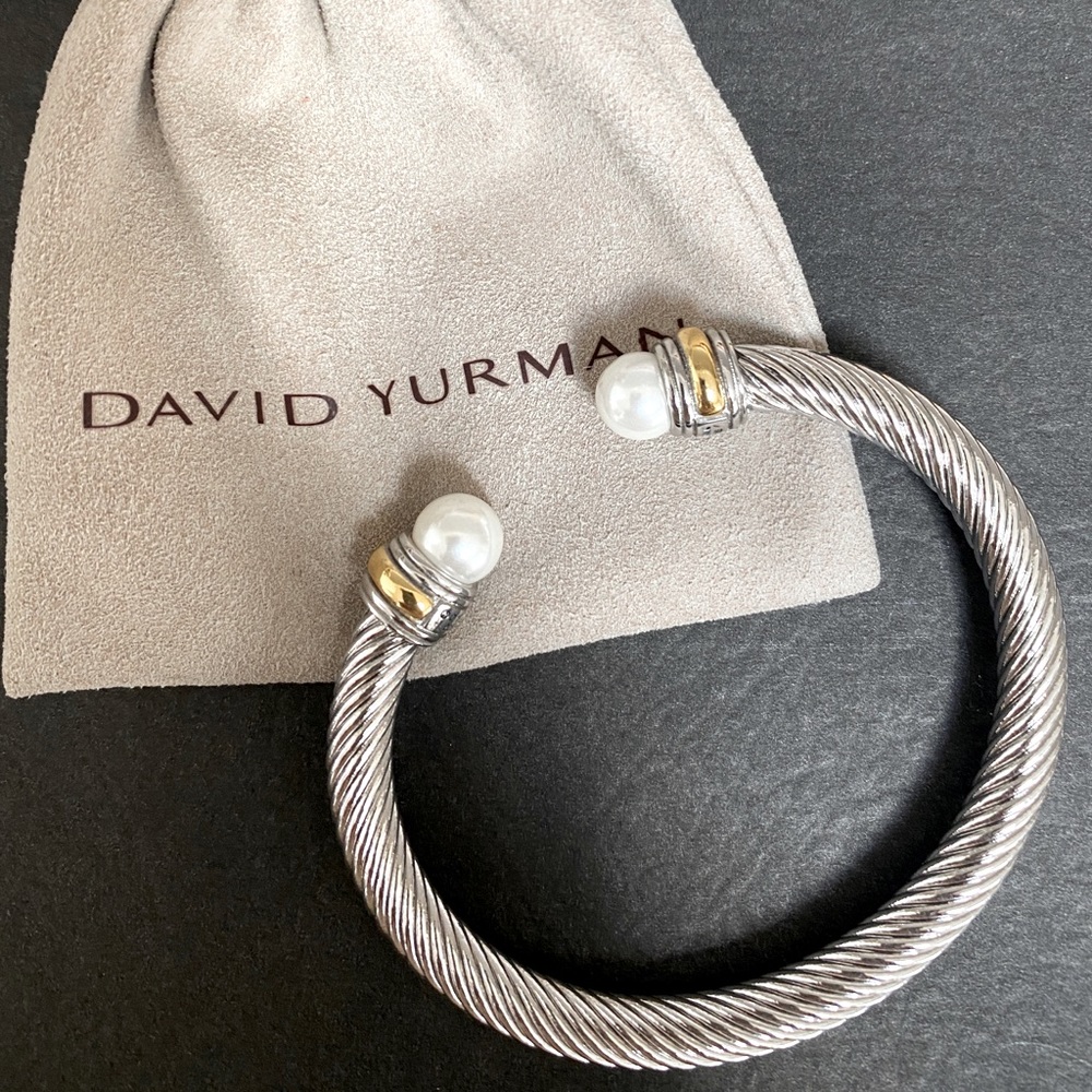 🎉David Yurman🎉 Bracelet /jewelry/pearl/Classic 7mm cable bracelet with pearl